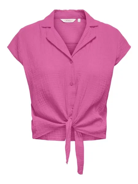 ONLY Bluza THYRA ružičasto crvena