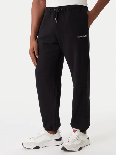 Guess Jeans Spodnji del trenirke črna
