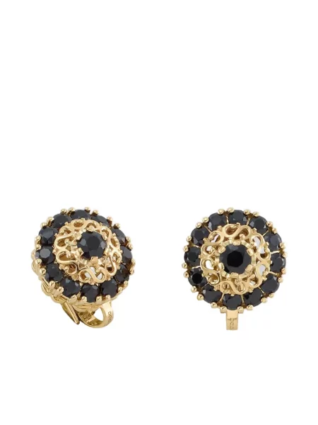 Обеци Dolce & Gabbana черно