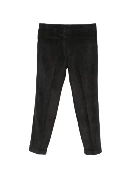 Pantaloni Barba de catifea cord negru
