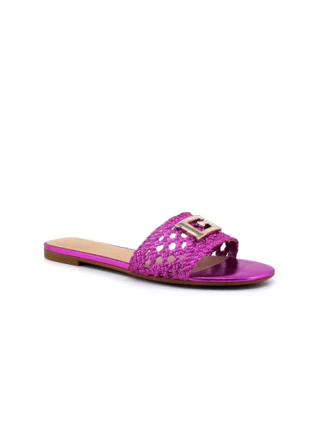 Klapki Guess z logo różowe