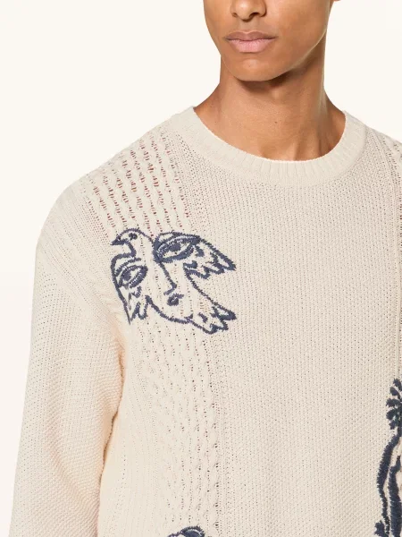 Scotch & Soda Svetry krémová / tmavě modrá