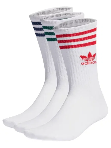 Pántos csíkos sneaker Adidas autogrammal fehér