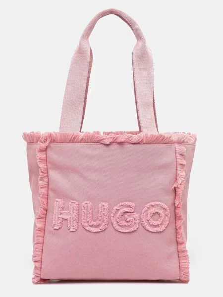 Чанта HUGO розово