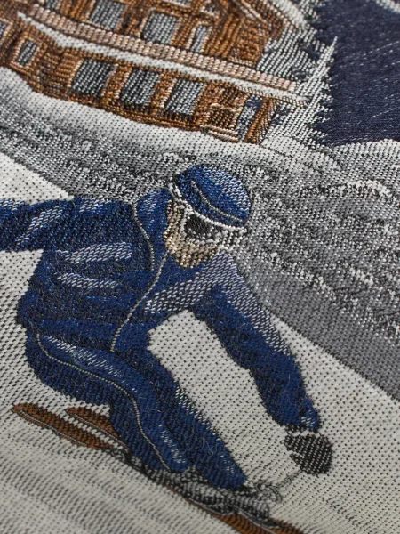 Jacquard kravata Ralph Lauren Purple Label plava