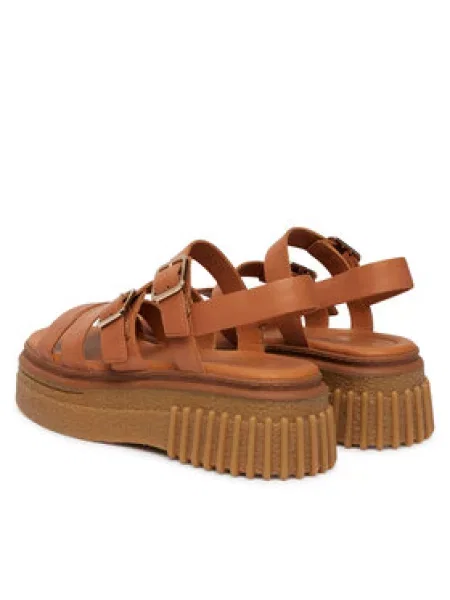 Clarks Sandali Evamar Strap rjava