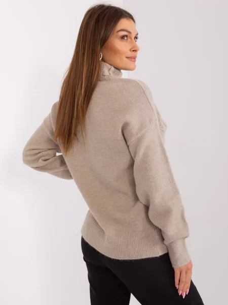 Pulover Fashionhunters bej