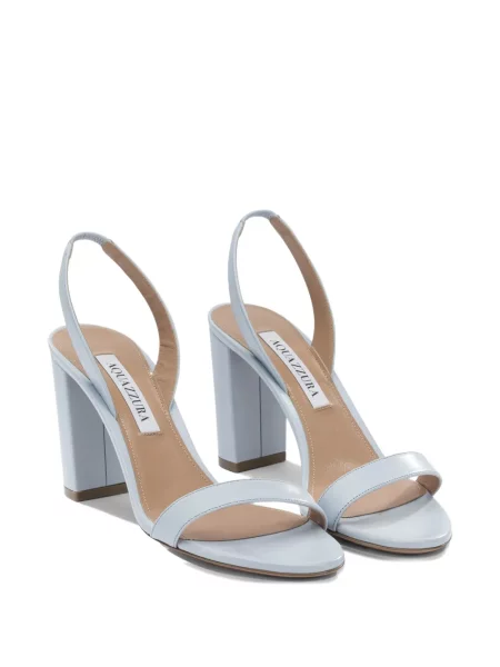 Sandale Aquazzura slingback albastru