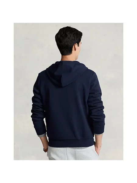Polo Ralph Lauren bluza granatowy z kapturem gładka niebieska