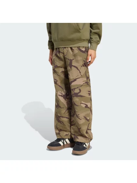 Spodnie Seasonal Essentials Camo Woven Parachute zielone