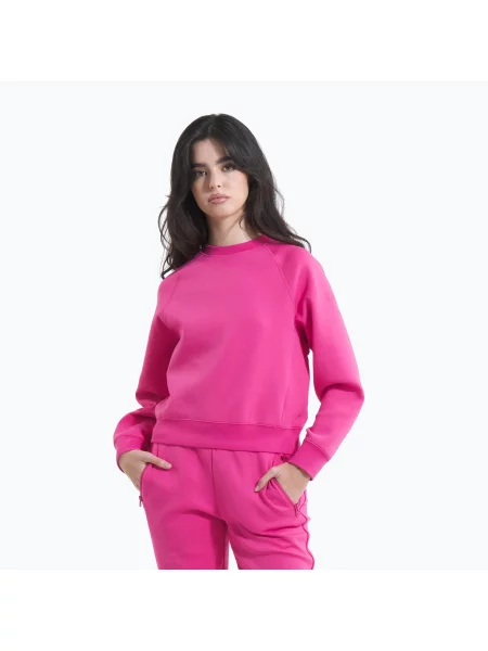 Női Pitbull Discovery Crewneck pulóver málna Discovery Crewneck Sweatshirt piros
