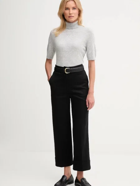 Дитячий светр з додаванням вовни United Colors of Benetton легкий гольф сірий