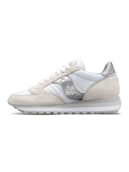 Sneakersy Saucony Jazz skórzane białe