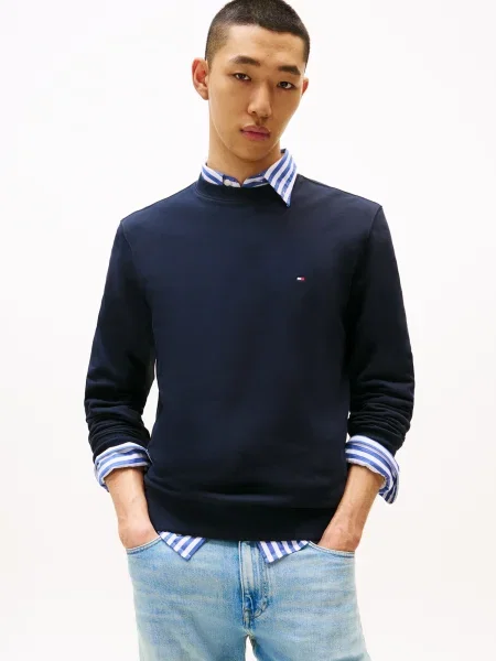 Mikina Tommy Hilfiger modrá