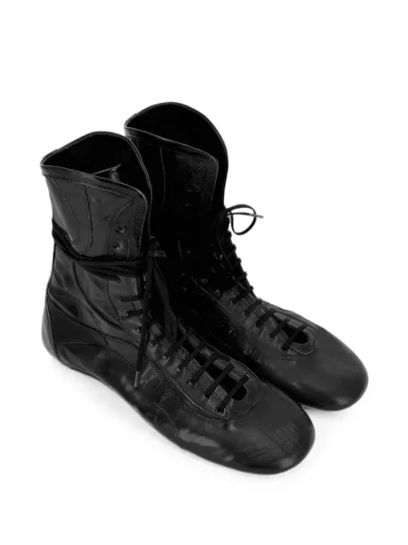 Sneakerși Dries Van Noten din piele negru