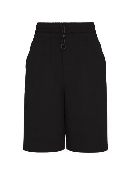 Pantaloni scurți Yohji Yamamoto cu cordon negru