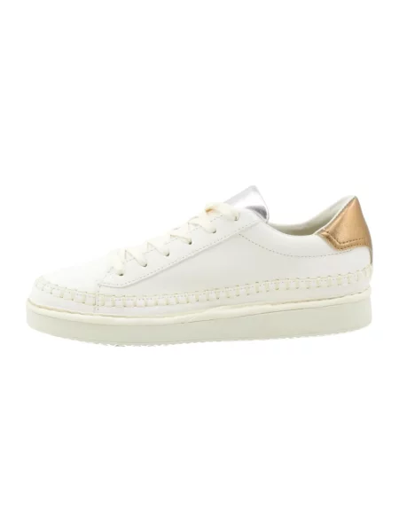 Sneakersy Panchic skórzane białe