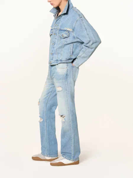 Cole Buxton Jeansy Slim Fit blau niebieskie