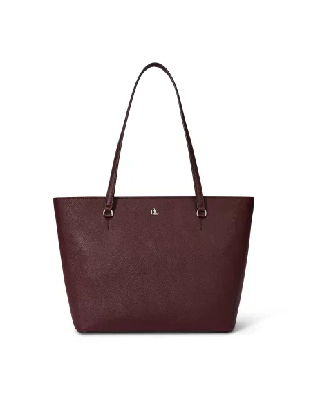 Kabelka LAUREN RALPH LAUREN Bordó červená