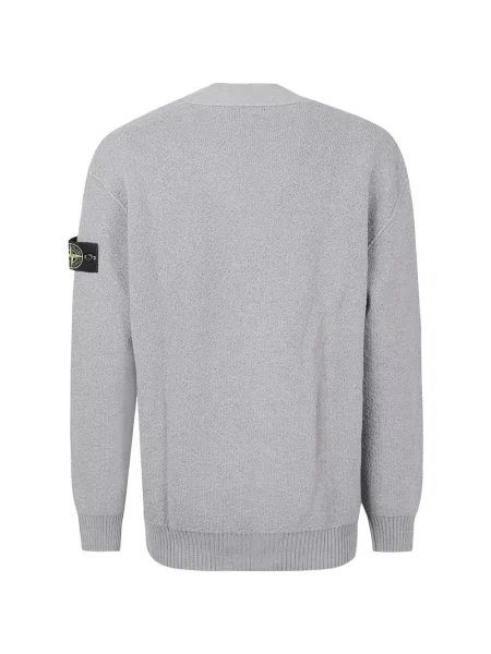 Vilnonis kardiganas Stone Island akmenys pilka