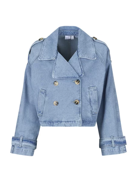 Kratak trenč kaput Vero Moda plava
