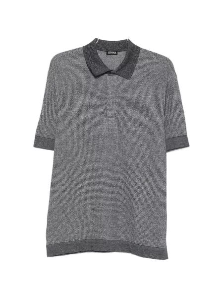 Tricou polo Zegna albastru
