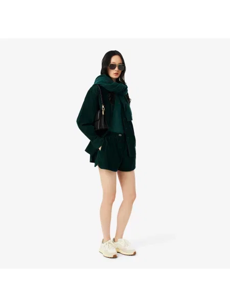 Поло Lacoste зеленое