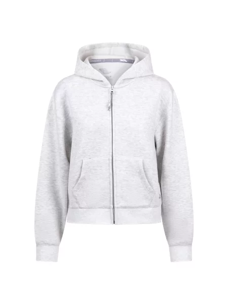Bluza Z Kapturem Sileas Active Z Pełnym Zamkiem Błyskawicznym szara