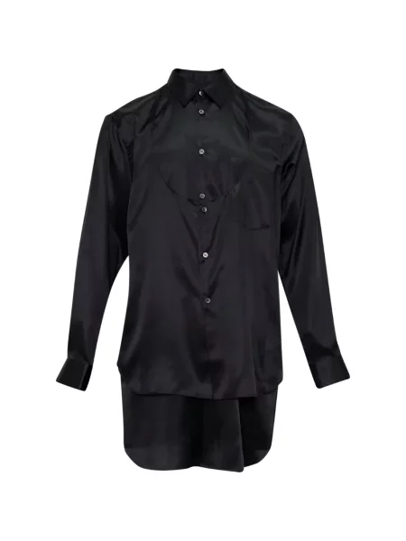 Cămașă Comme Des Garcons Homme Plus din satin negru