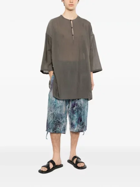 Cămașă Yohji Yamamoto gri