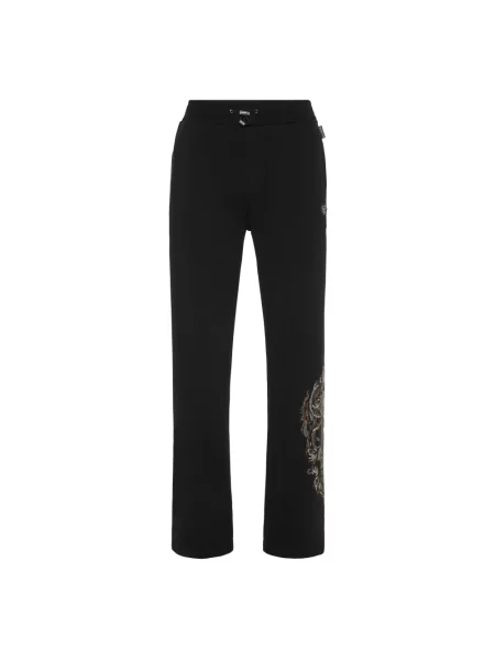 Spodnie Philipp Plein do biegania czarne