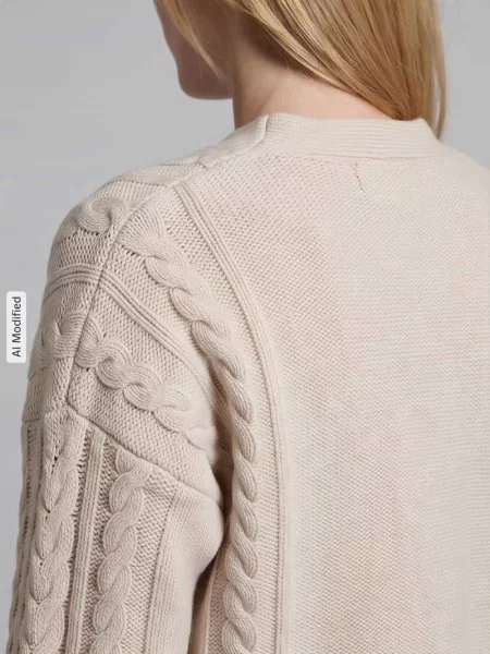 Kardigan rozpinany o kroju regular fit z czystej wełny model PRIMO' Weekend Max Mara