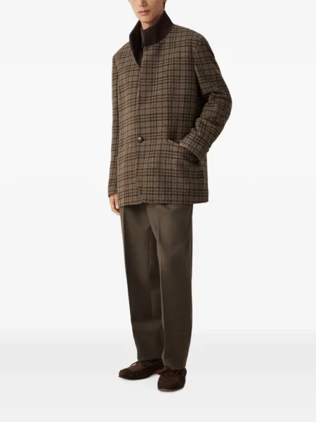 Geacă Zegna din cașmir verde