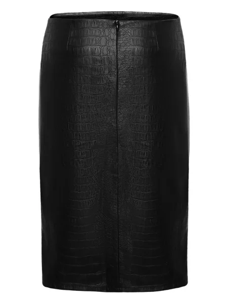 Midi spódnica midi Lika czarna