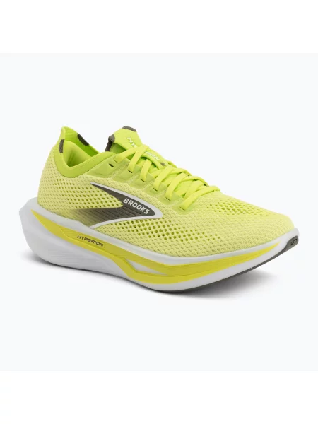 Încălțăminte de alergare pentru bărbați Brooks Hyperion 3 sunny lime/olive/white alb