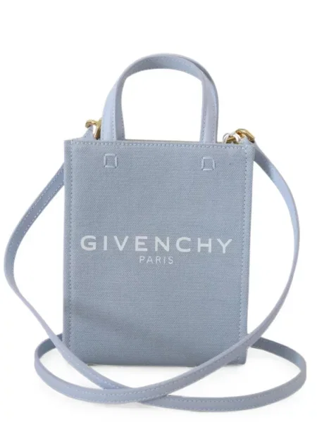 Geantă shopper Givenchy cu imagine albastru