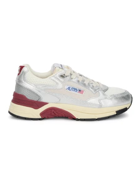 Sneakersy Autry skórzane szare