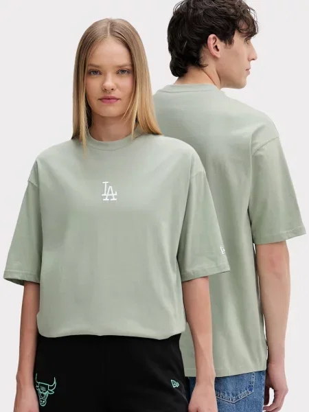 New Era kratka majica LOS ANGELES DODGERS zelena