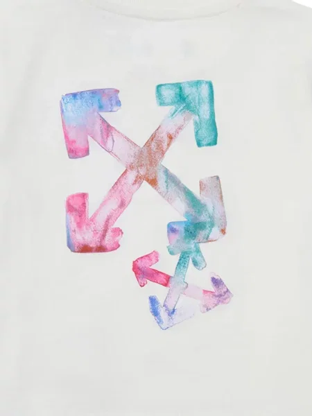 Top dziecięcy Off-white biały