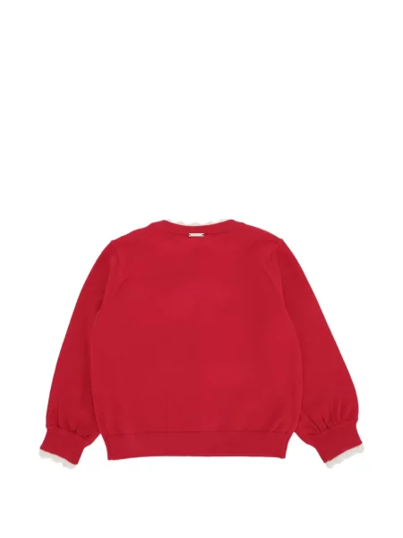 Sweter dziecięcy Twinset czerwony