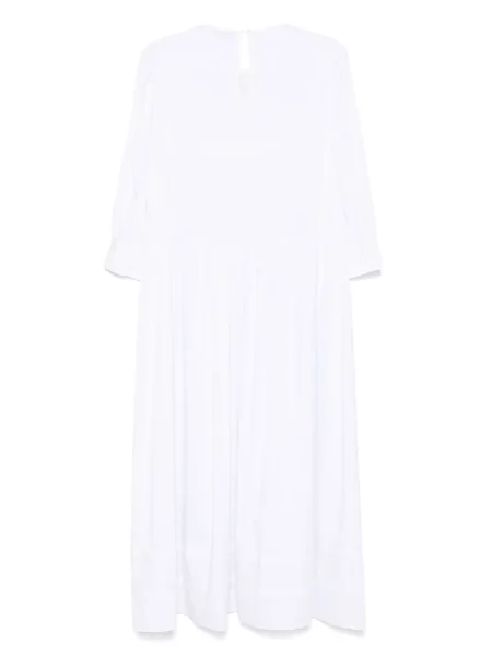 Rochie midi Vivetta cu broderie alb