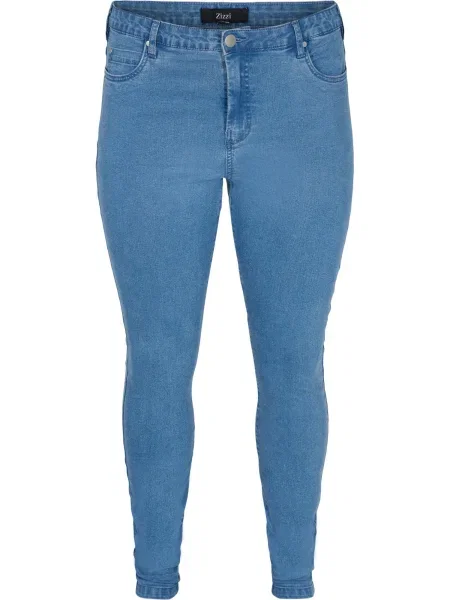 Zizzi Jeans AMY denim albastru