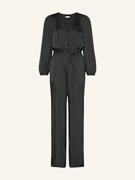 Mrs & Hugs Kombinezon Z Satyny schwarz czarny