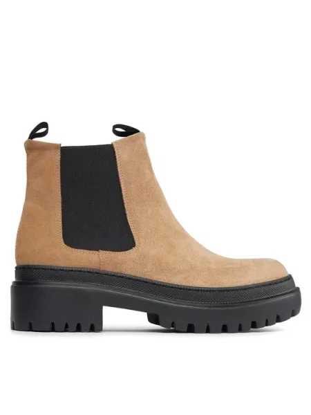 Pollini Боти тип челси бежов