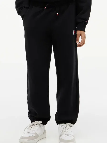 Tommy Hilfiger pantaloni de trening pentru copii din negru