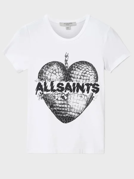 Футболка Allsaints біла
