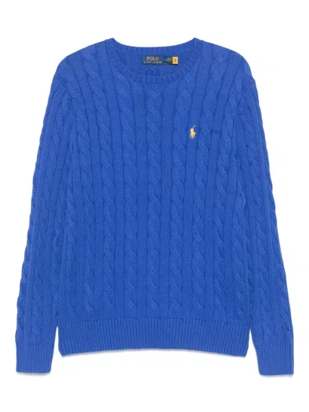 Pruhované tričko Polo Ralph Lauren s kulatým výstřihem s potiskem zelené