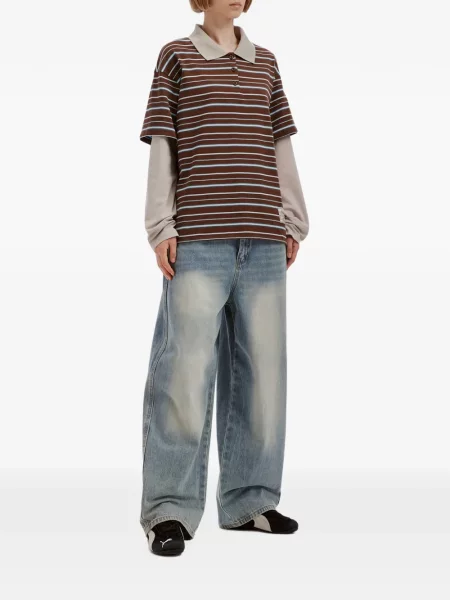 Tricou polo Mini Cream maro