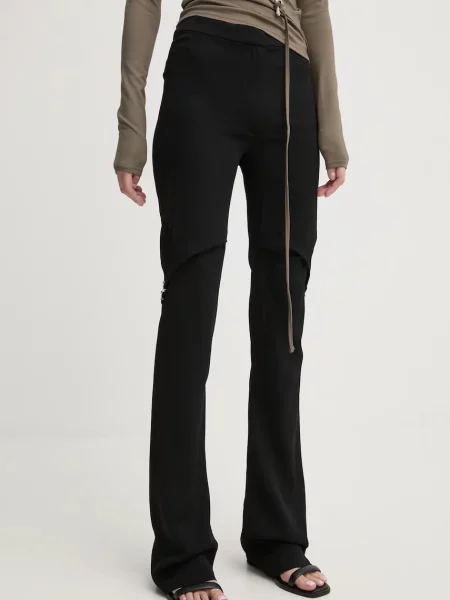 Heliot Emil spodnie dzwony high waist czarny