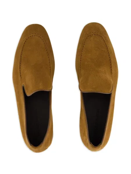 Велурени slip-on лоуфъри Manolo Blahnik кафяво